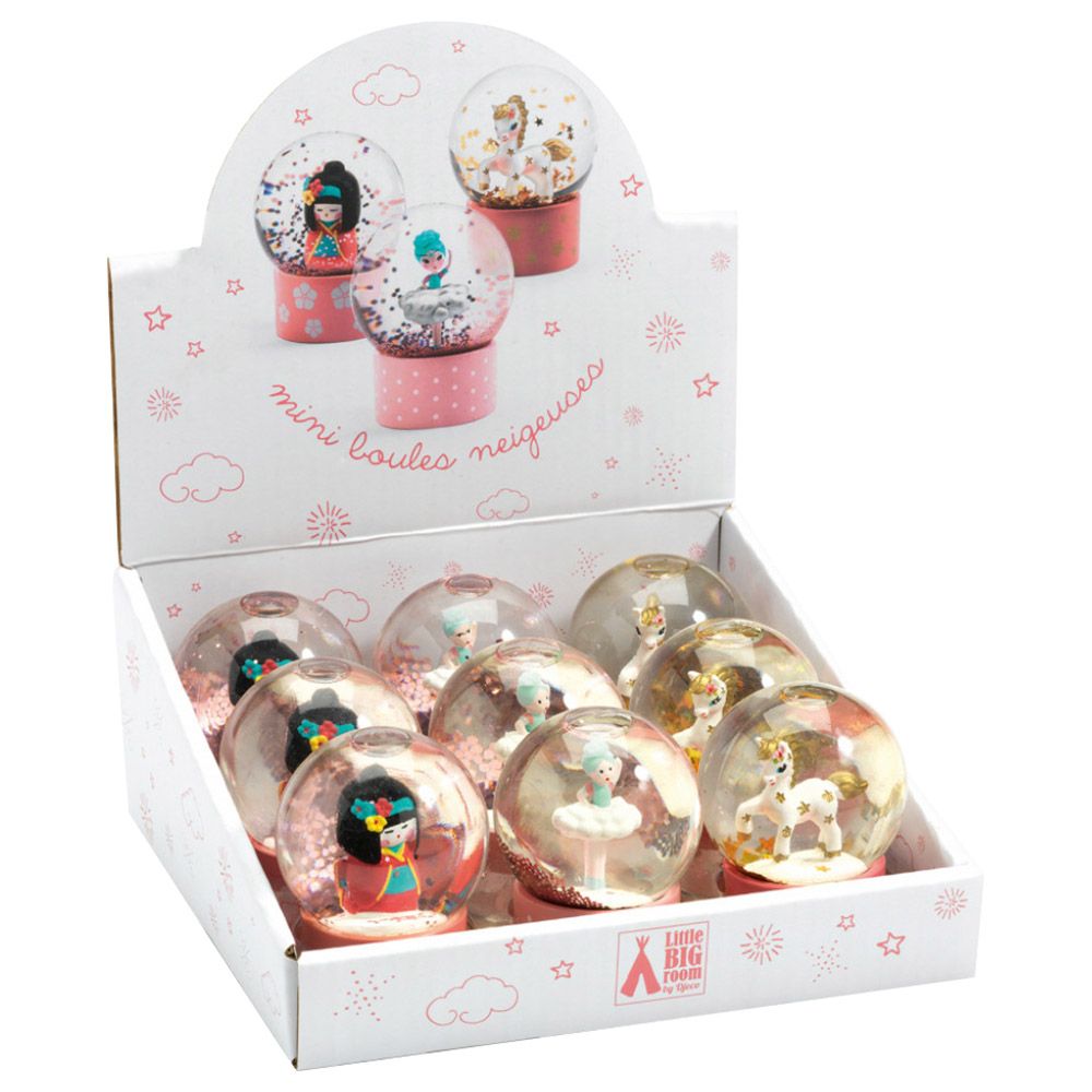 DJECO - So Cute Mini Snow Globe - Assorted 1Pc