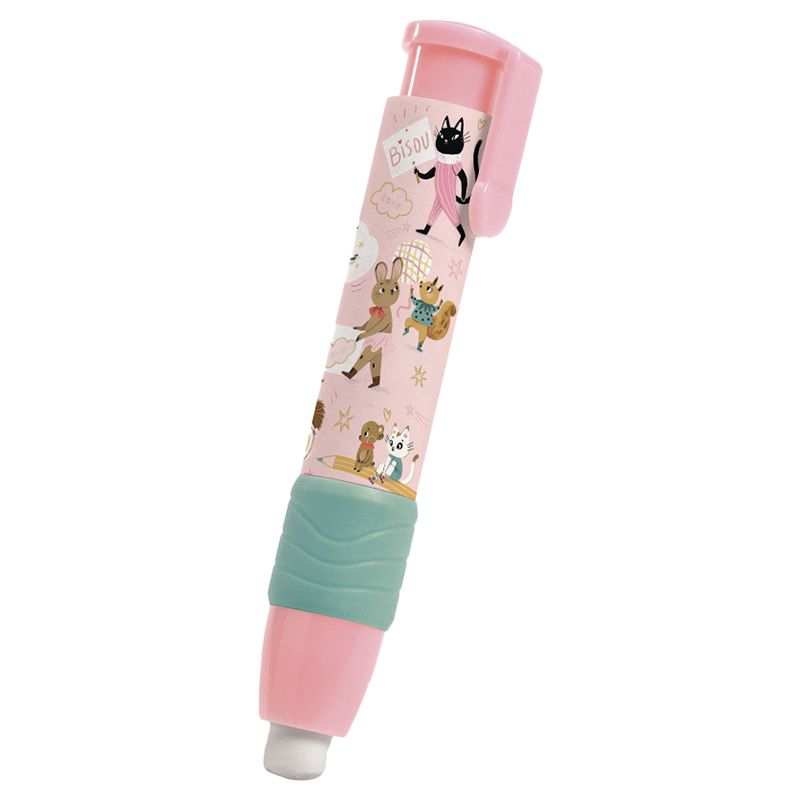 Djeco - Lucille Clip Eraser - Pink