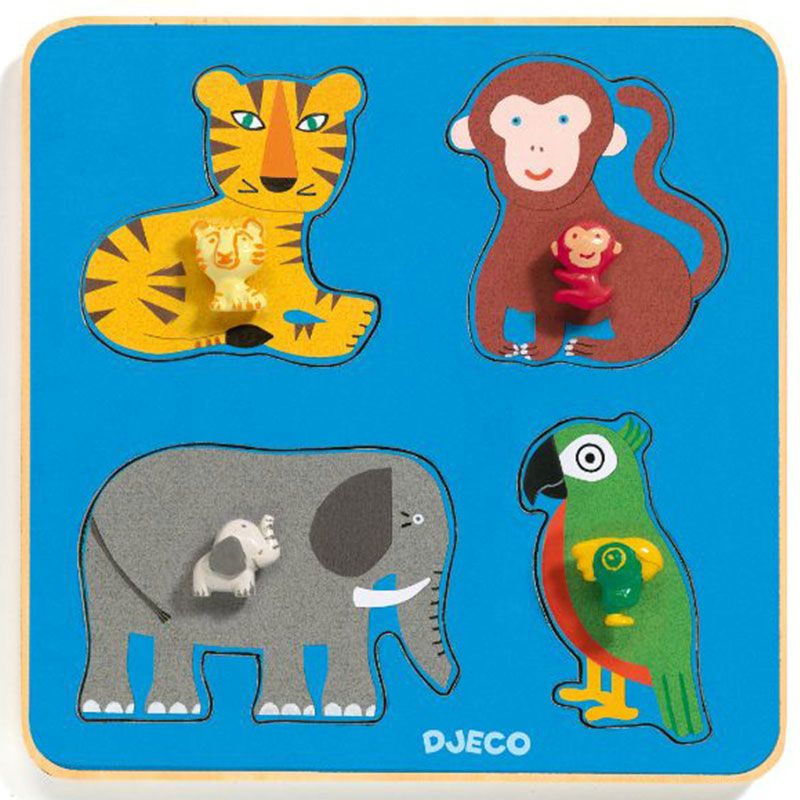 DJECO - Family Jungle Wooden Puzzle