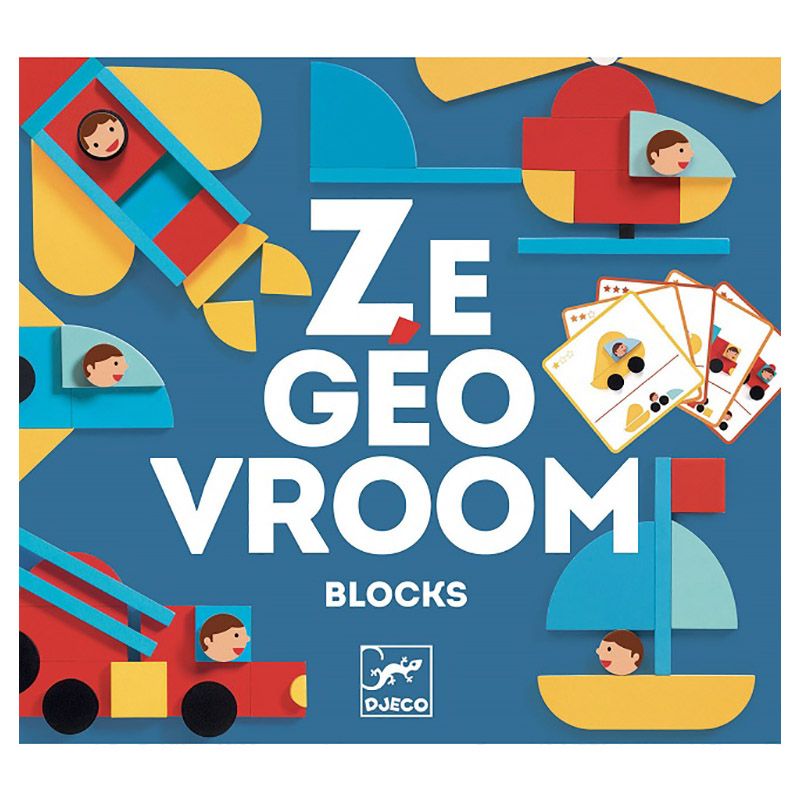 Djeco - Ze Geo Vroum Construction Game