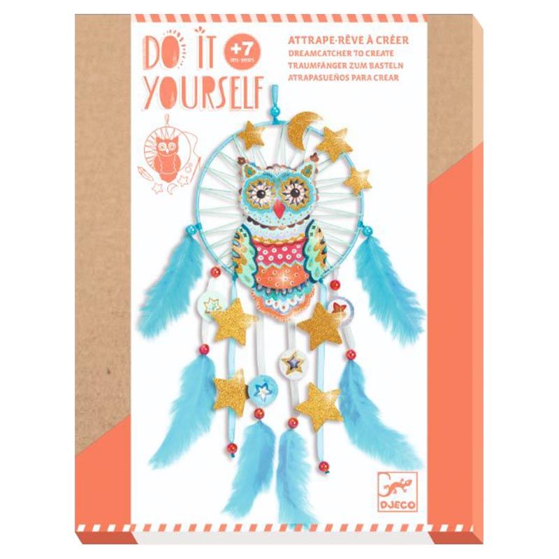 Djeco - Do It Yourself - Dreamcatchers Golden Owl