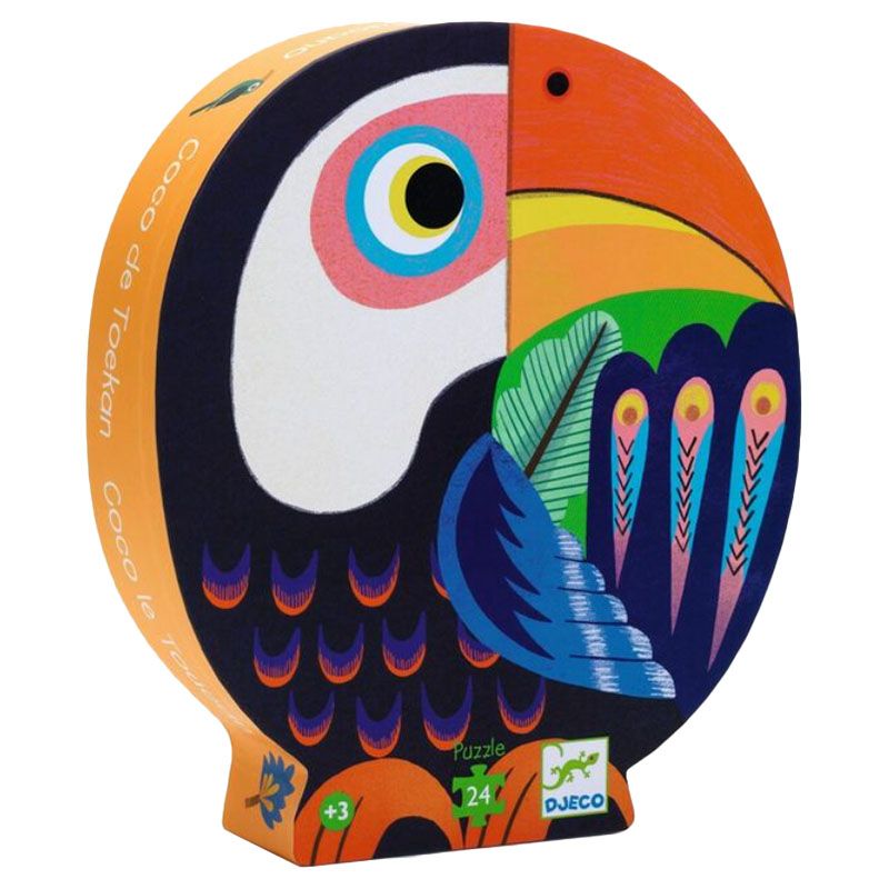 Djeco - Coco The Toucan Silhouette Puzzle