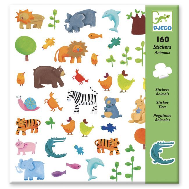 Djeco - Animals Stickers