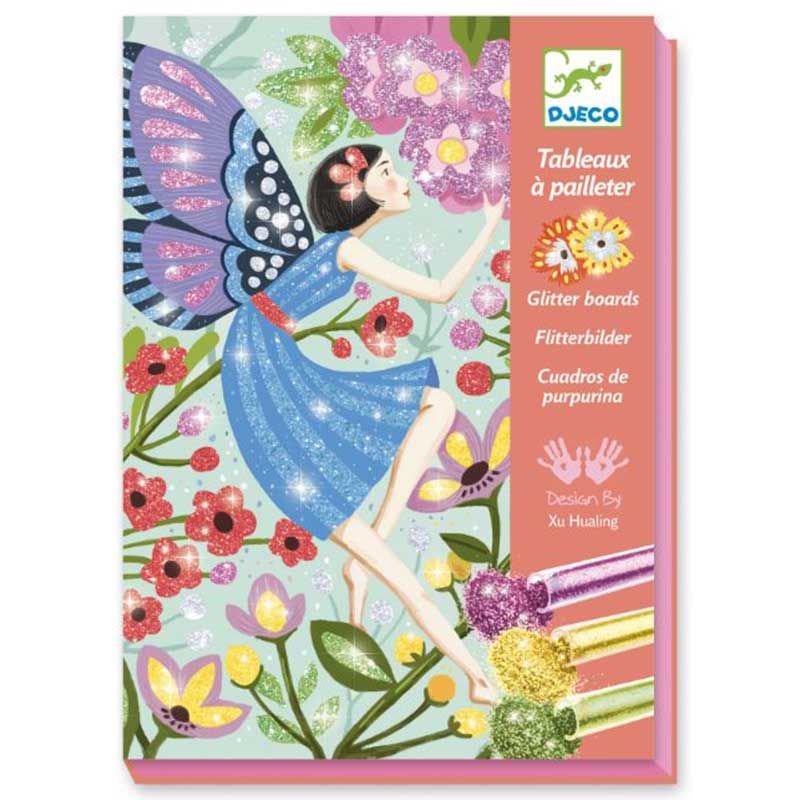 DJECO - The Gentle Life of the Fairies Glitter Boards