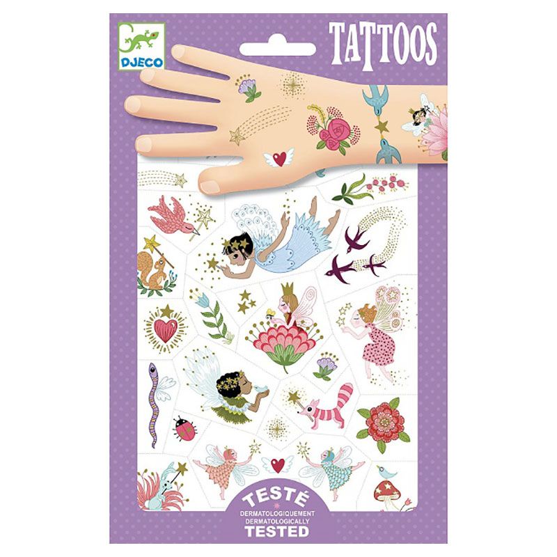 Djeco - Fairy Friends Metallic Tattoos