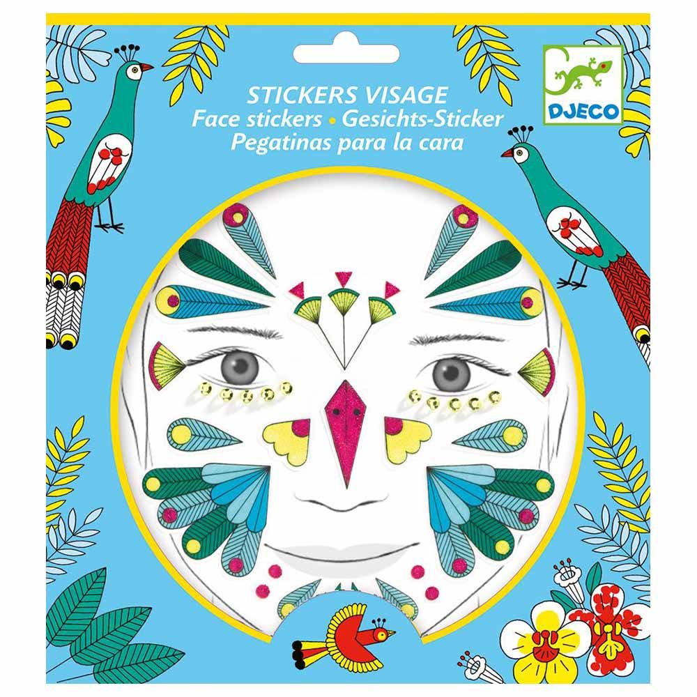 DJECO - Bird Face Stickers