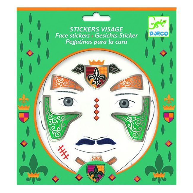 Djeco - Knight Face Stickers