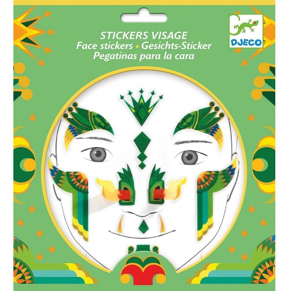 DJECO - Dragon Face Stickers