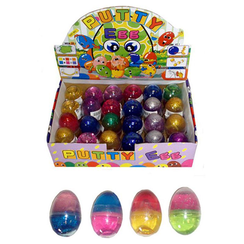 Party Camel - Glitter Putty Eggs - Assorted 1pc