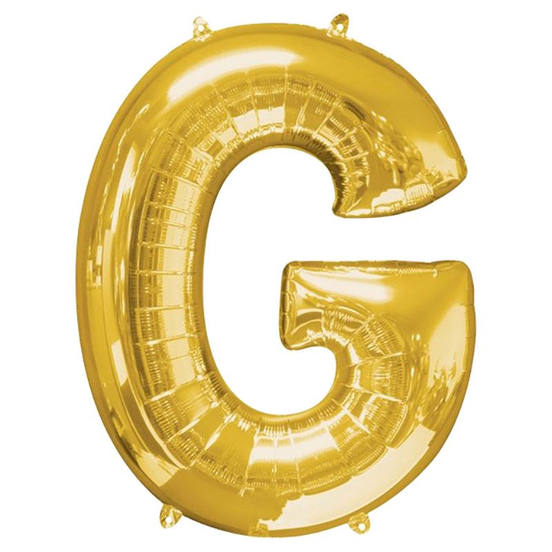 Amscan - 16" Gold Foil Letter G Balloon