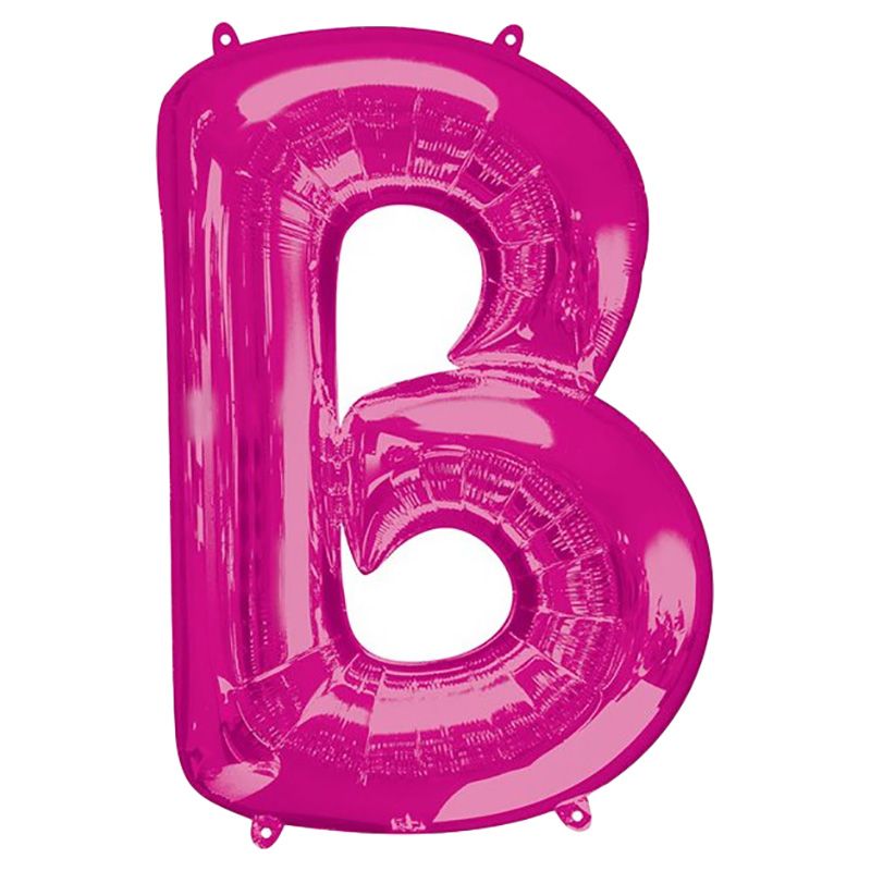 Amscan - 16" Pink Letter B Balloon