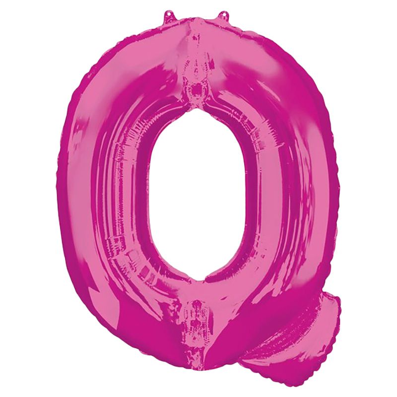 Amscan - 16" Pink Letter Q Balloon