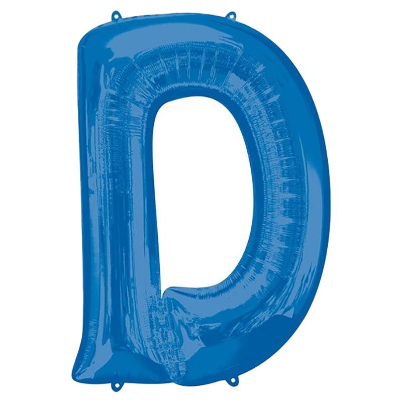 Amscan - 16" Blue Letter D Balloon