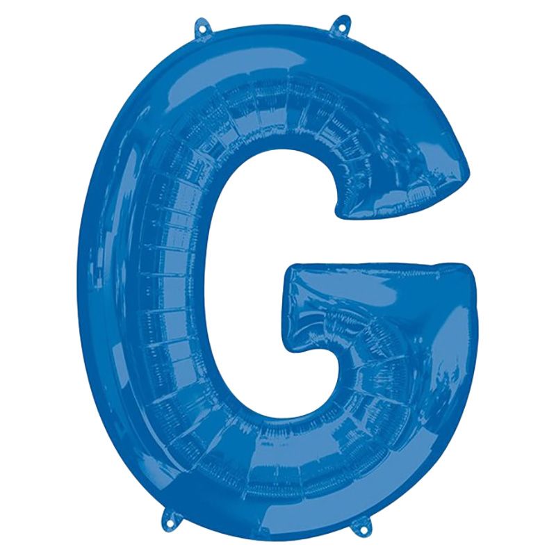 Amscan - 16" Blue Letter G Balloon