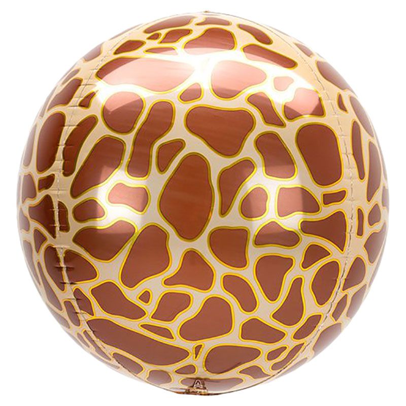 Party Camel - Orbs Giraffe Print Balloon - 16-inch