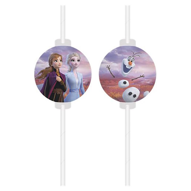 Party Camel - Disney Frozen 2 Paper Drinking Straws