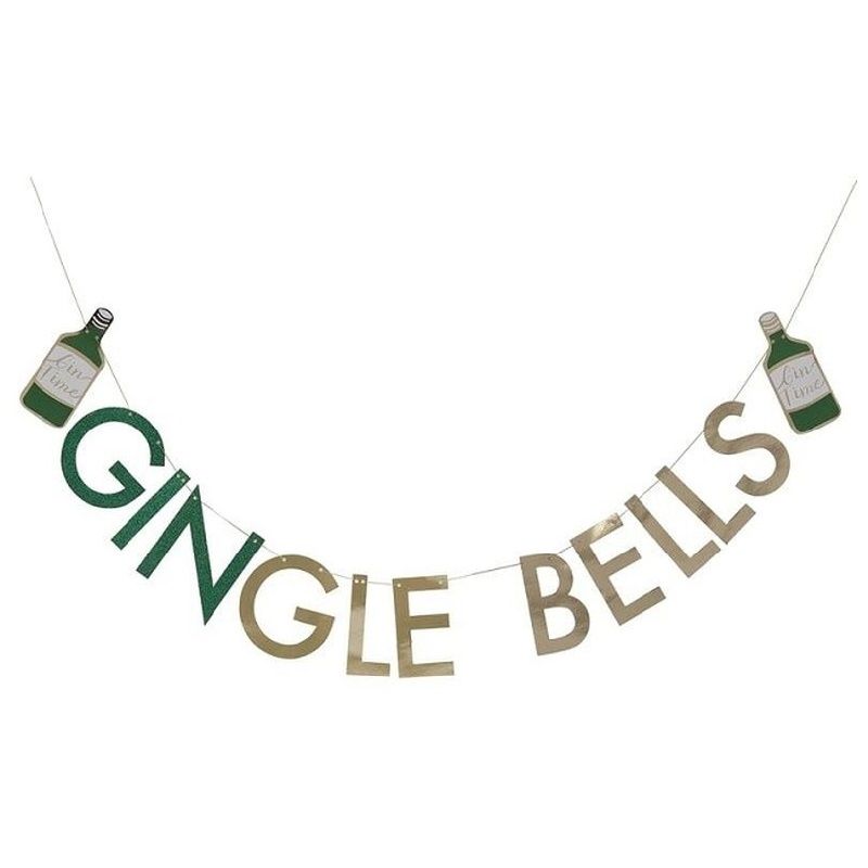 Ginger Ray - Gold Gingle Bells Bunting