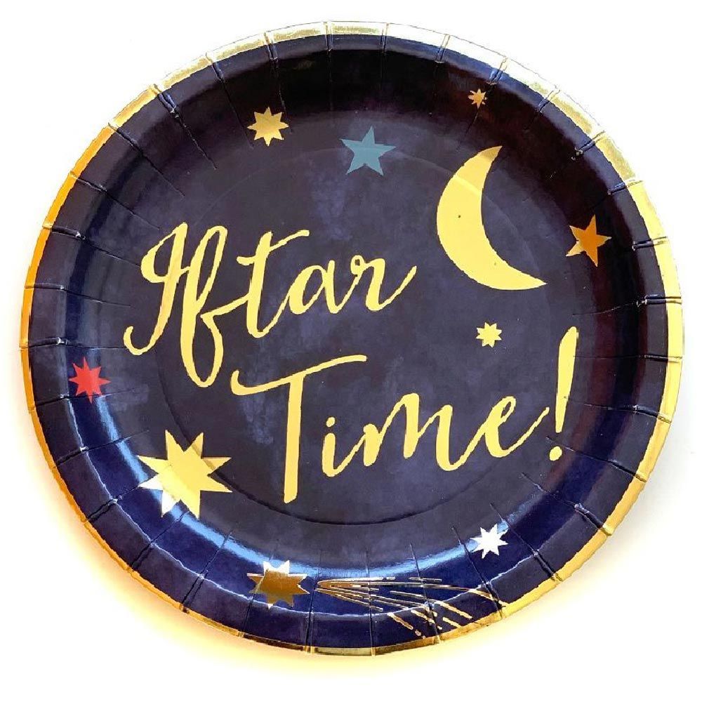 Party Camel Pack of 12 Iftar Time Plates