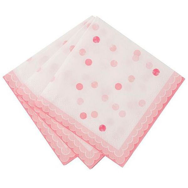 Talking Tables - Pink N Mix Cocktail Napkin V2 (Small)