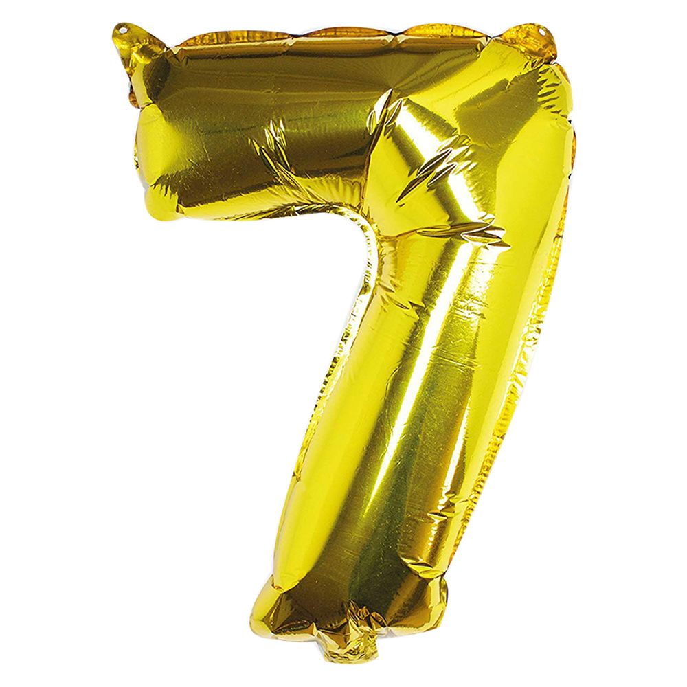 Ginger Ray - Gold Foil Number 7 Balloon Pick & Mix