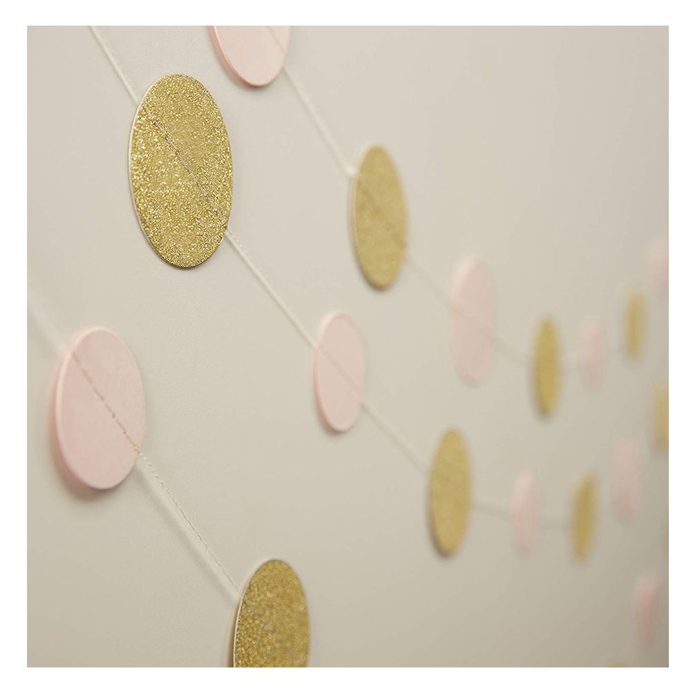 Ginger Ray - Pastel Perfection Circle Garland - Pink & Gold