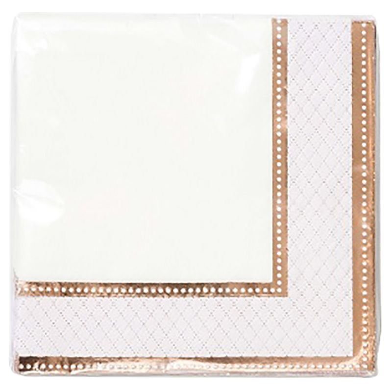 Talking Tables - Party Porcelain Napkins - Rose Gold