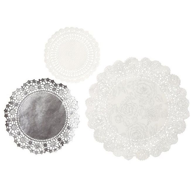 Talking Tables - Porcelain Silver Doily