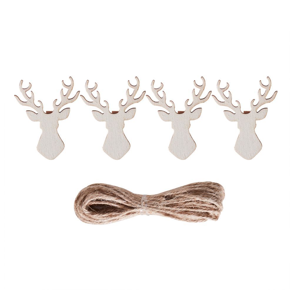 Ginger Ray - Stag & Twine Christmas Card Holder Kit