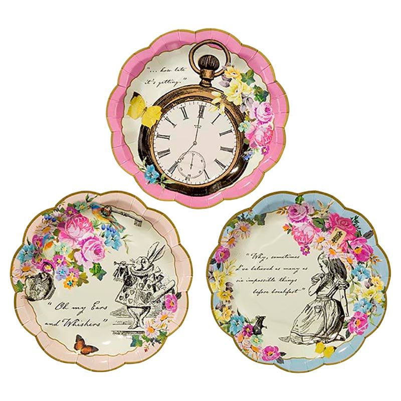 Talking Tables - Truly Alice Plate - 2 Designs