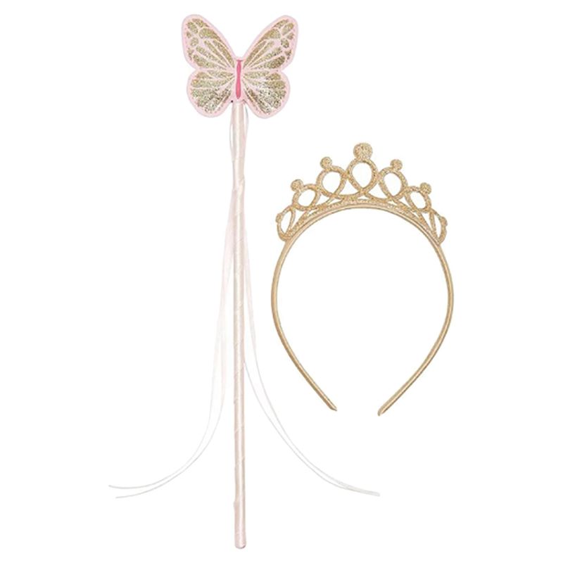 Talking Tables - Truly Fairy Wand And Tiara Set - Beige