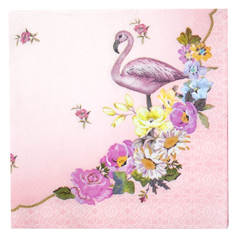 Talking Tables - Truly Flamingo Cocktail Napkins - Pink