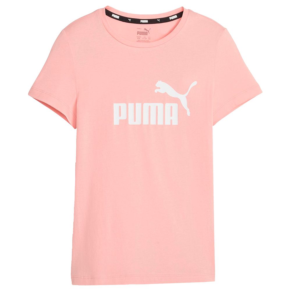 Puma - Girls Essential Logo Tee - Peach Smoothie