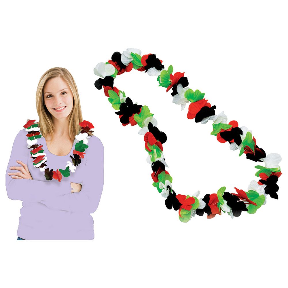 Party Magic - UAE Leis - Red/Green/White/Black