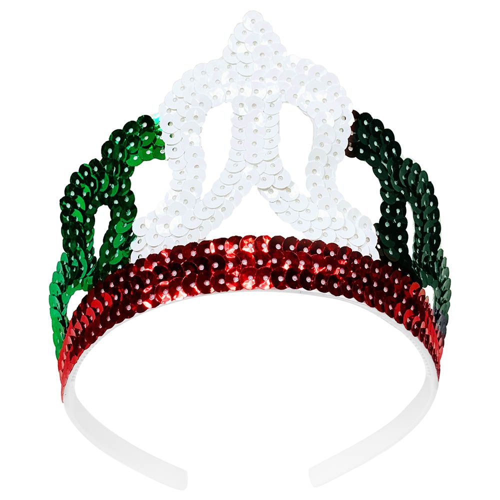 Party Magic - UAE Tiara - Red/Green/White/Black