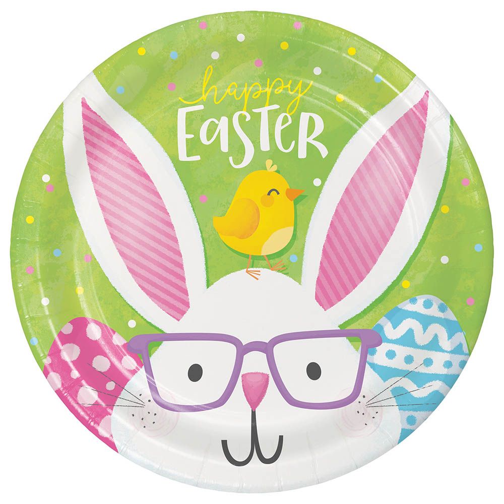 Creative Converting - 8pcs Happy Easter Luncheon Plate 7"