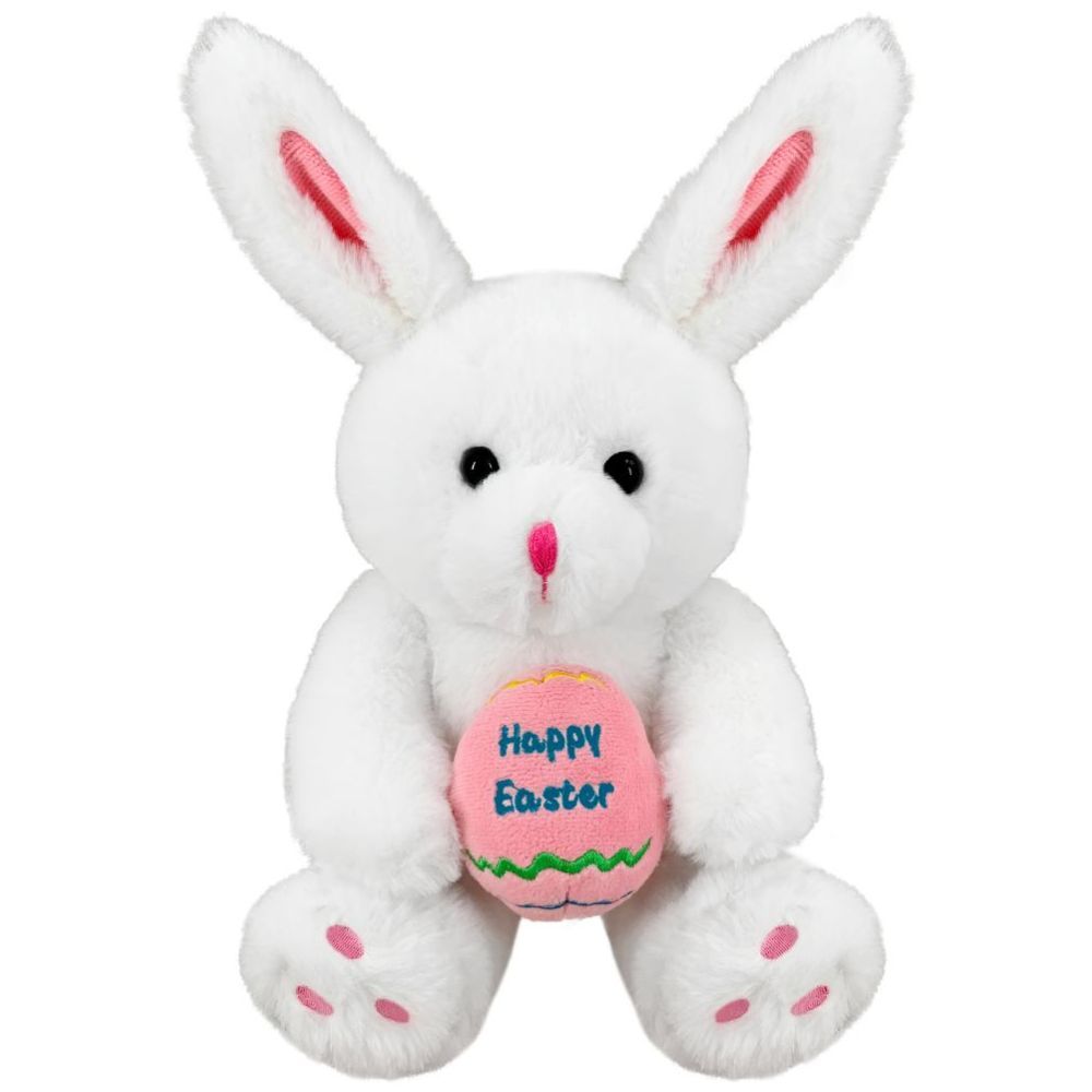 Party Magic - Bunny Soft Toy With Egg - White