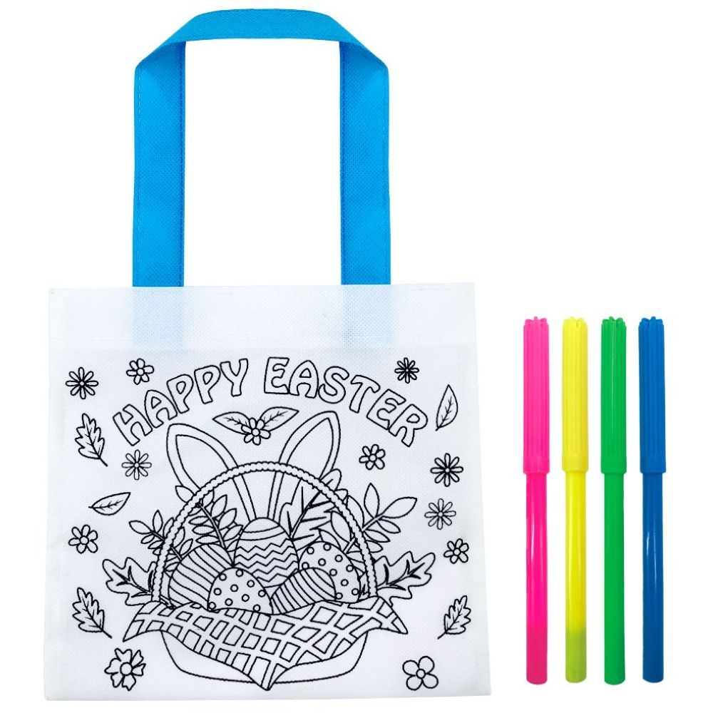 Party Magic - Easter DIY Painting Bags - Blue