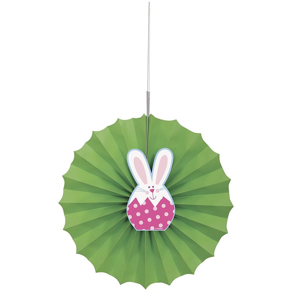 Unique - Easter Bunny Paper Decor Fan