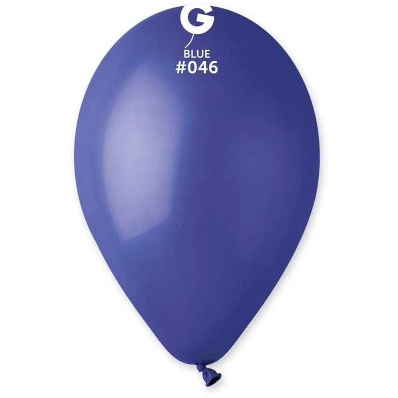 Gemar - 12in Standard Dark Blue Balloon 100pcs