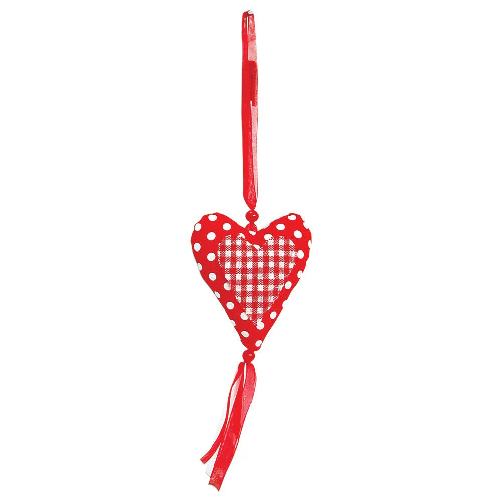 Party Magic - Heart w/ Patterns Hanger Decoration - 11.5cm