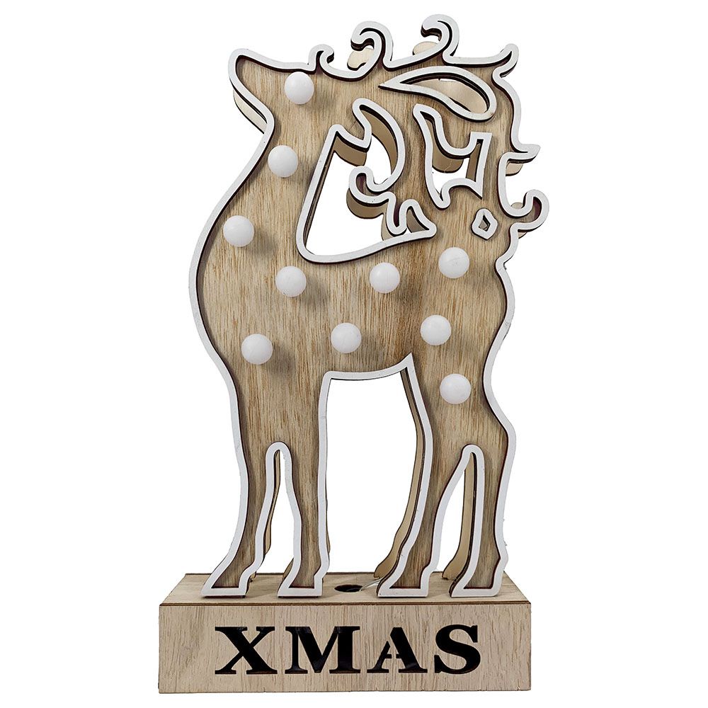 Christmas Magic - Christmas Raindeer LED Decoration - 16x32 cm