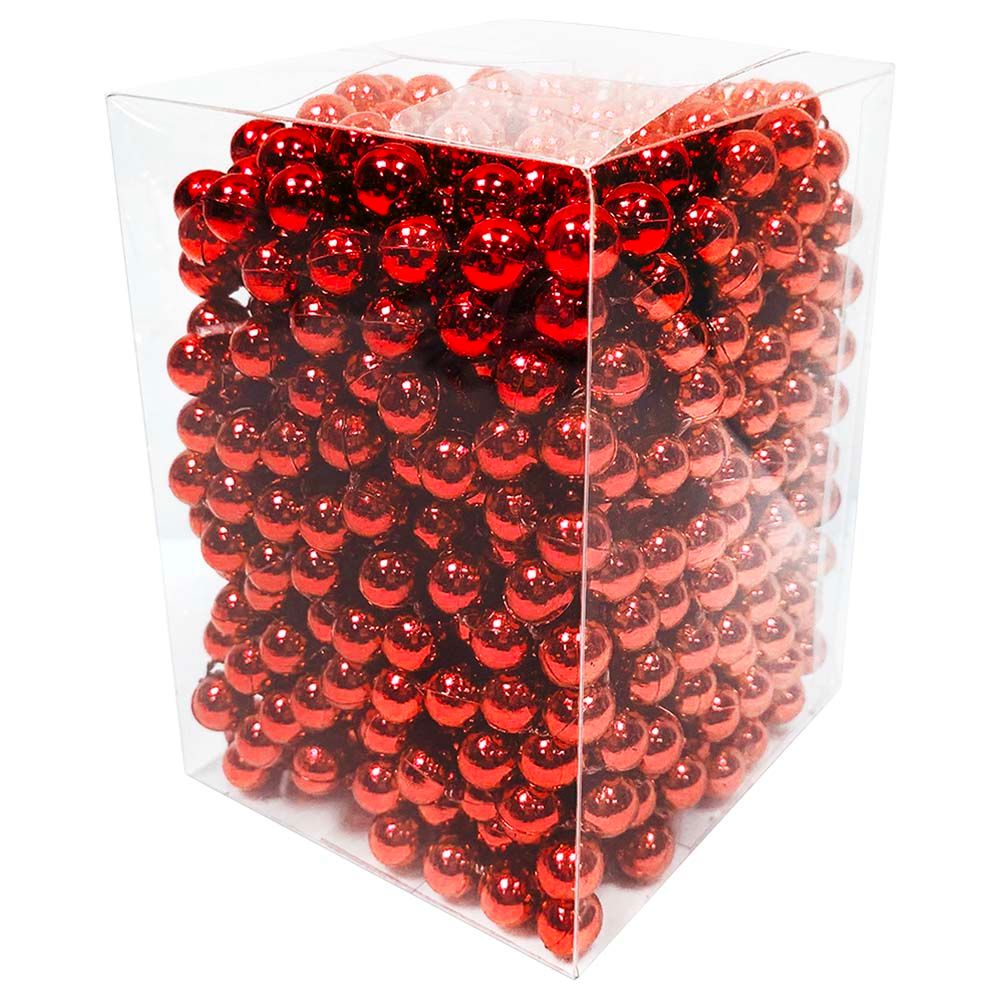 Christmas Magic - Bead Garland - Red - 10M