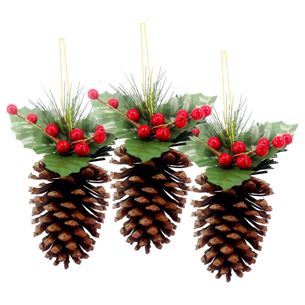 Party Magic - Pine Cone Decoration 10cm 