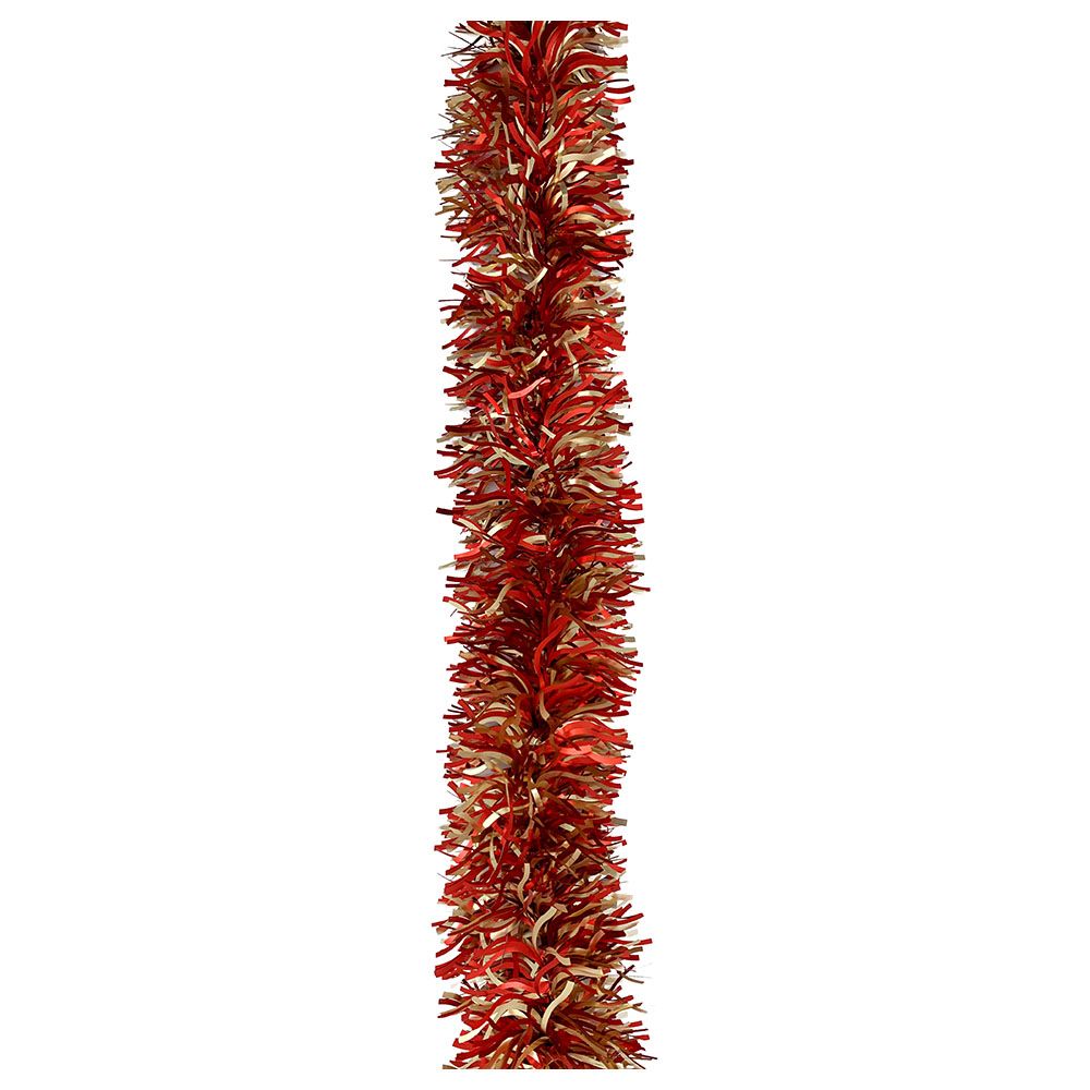 Christmas Magic - Christmas Tinsel - 200x10 cm - Gold & Red