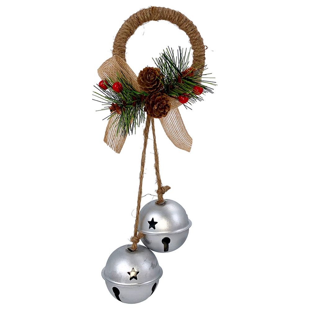 Party Magic - Christmas Hanging Decoration 30cm - Silver 