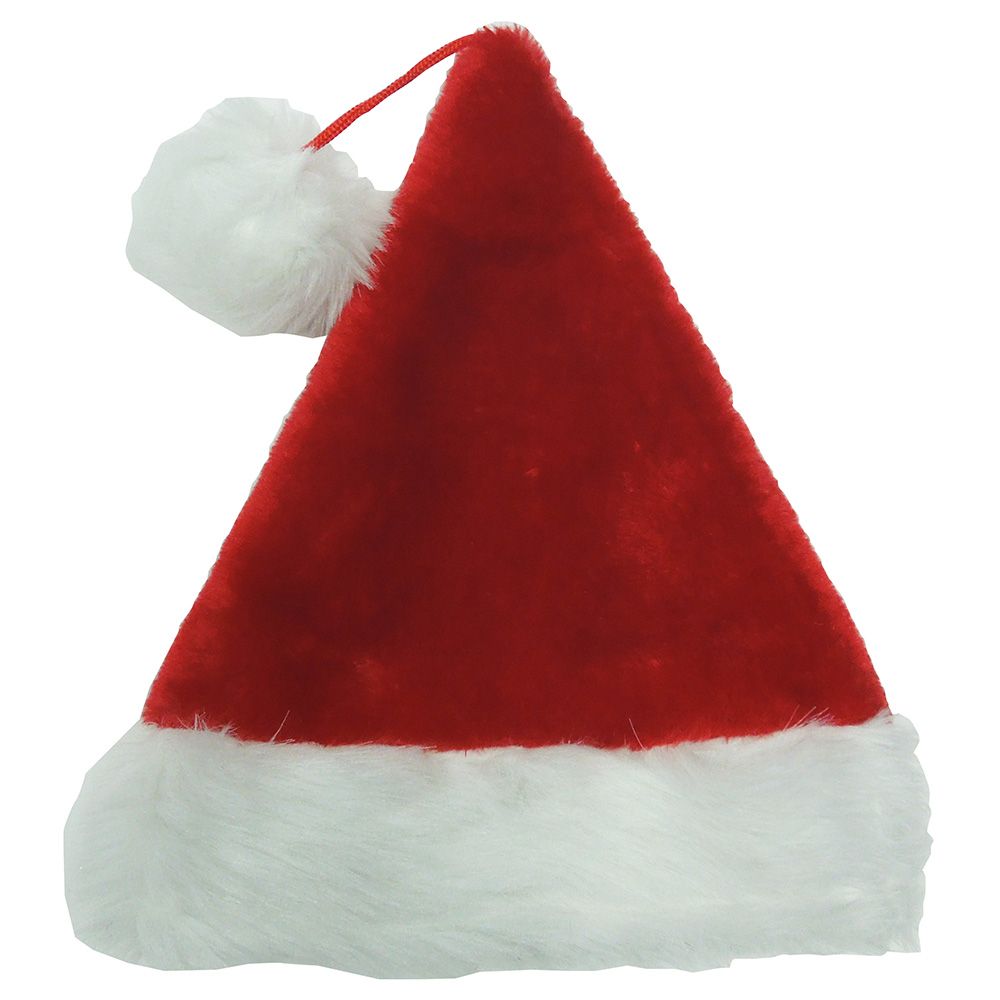 Christmas Magic - Child Plush Santa Hat - Red