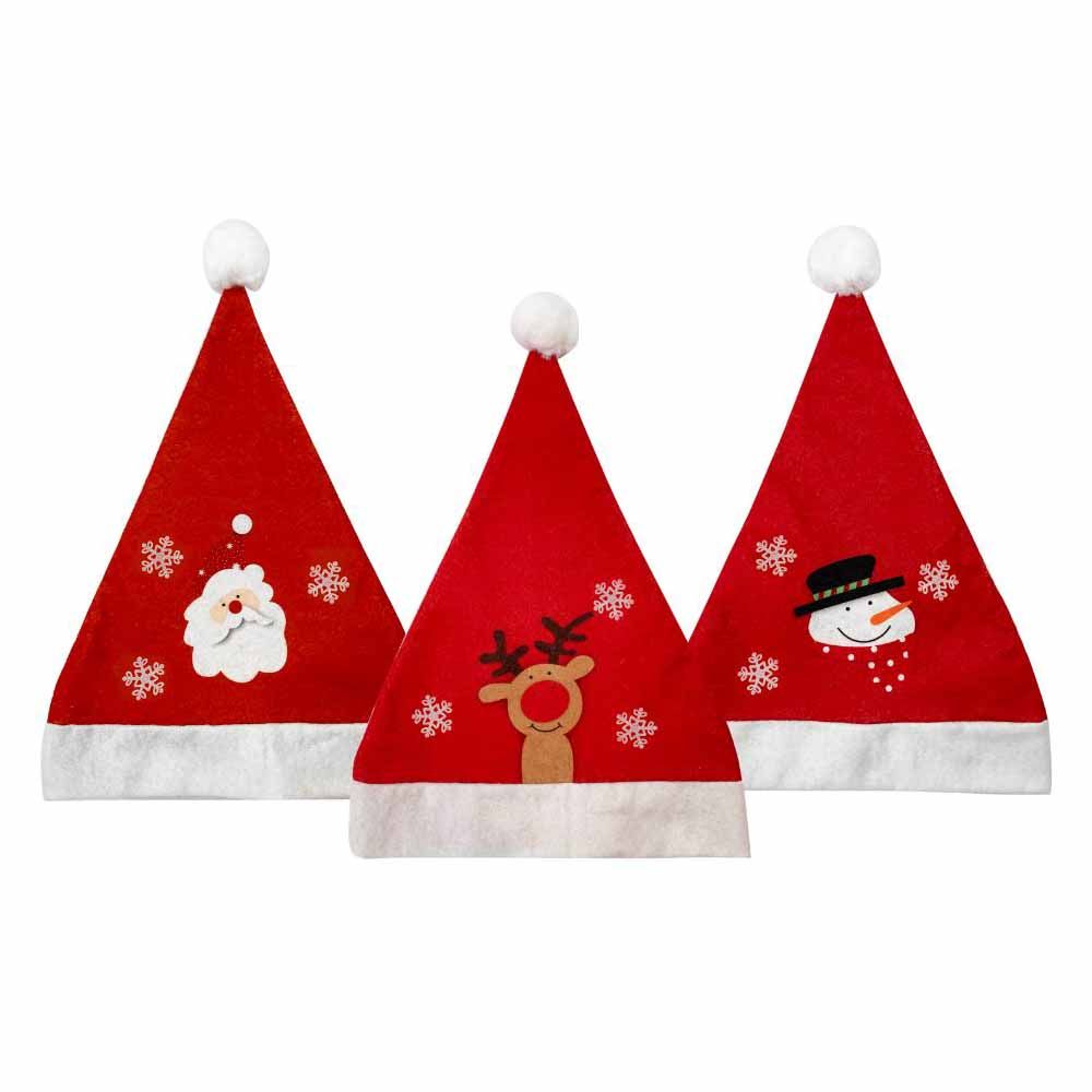 Christmas Magic - Merry Christmas Santa Hat - 40 cm - Assorted