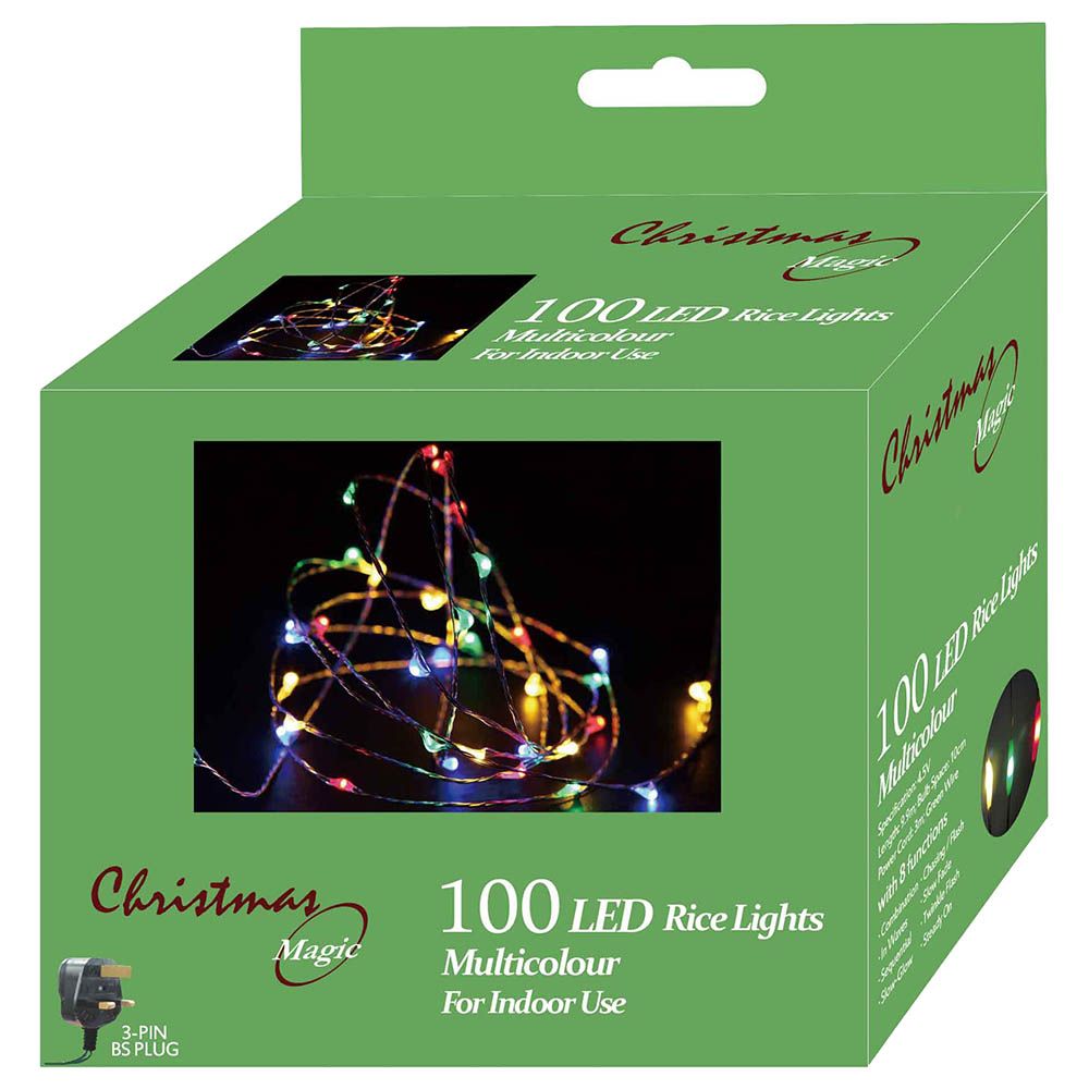 Christmas Magic - 100 LED Rice Lights - 9.90M