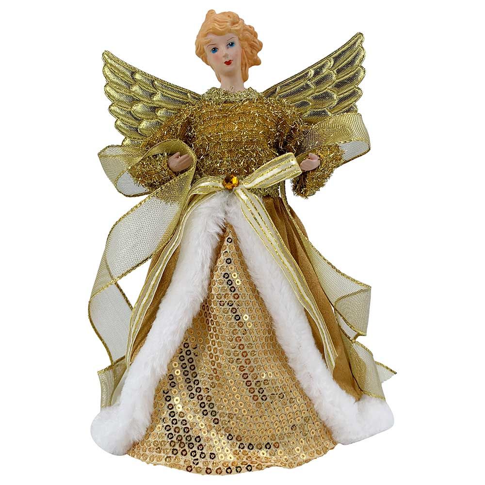 Christmas Magic - Tree Top Angel Decoration - 23 cm - Gold