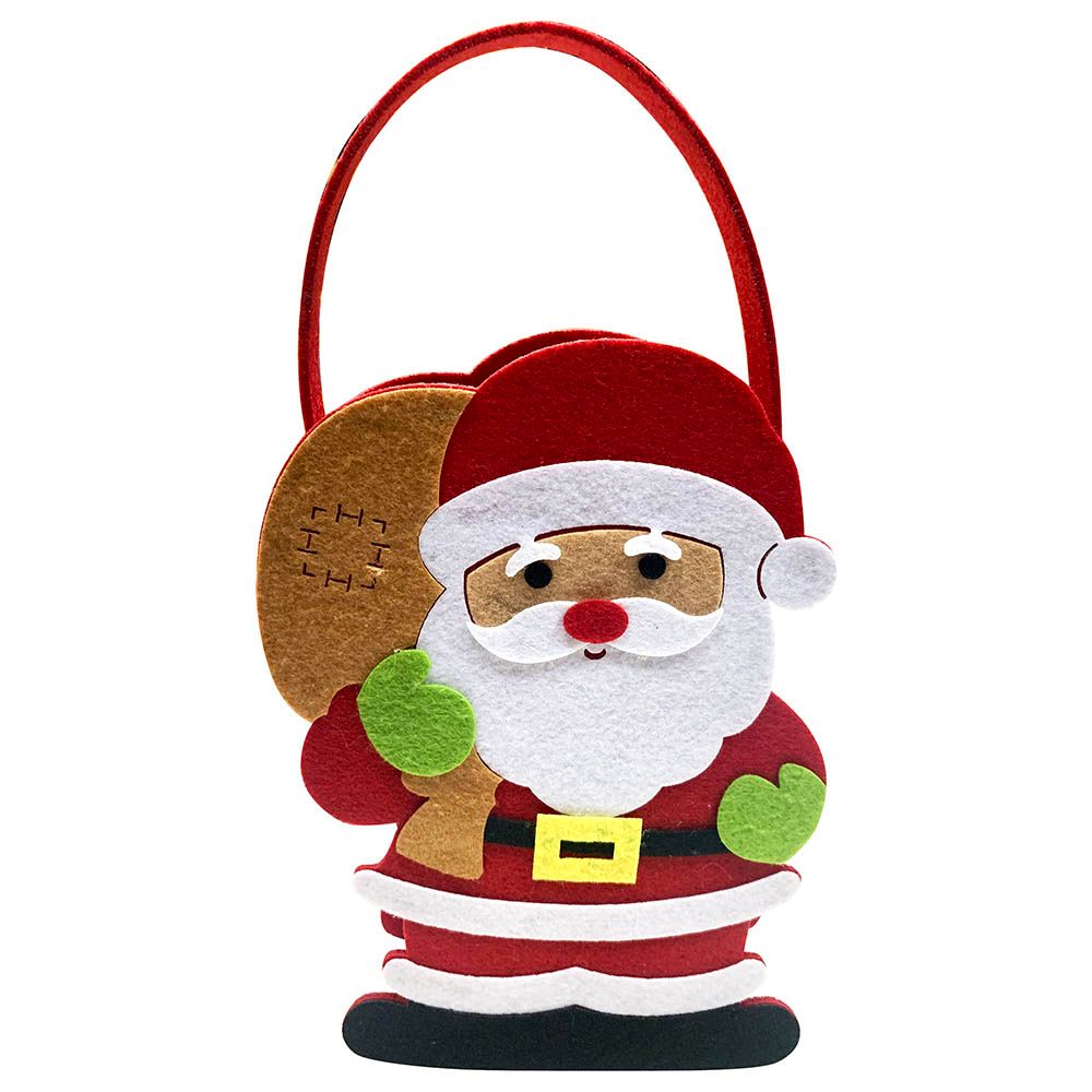 Christmas Magic - Christmas Santa Felt Bag 22cm - Red